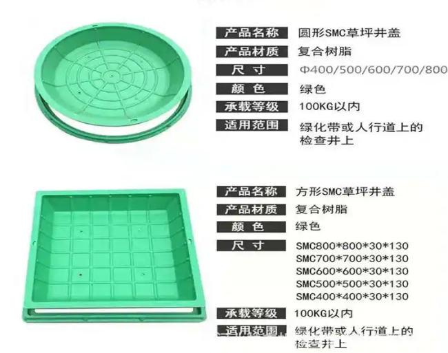 雨湖树脂复合种植井盖展示